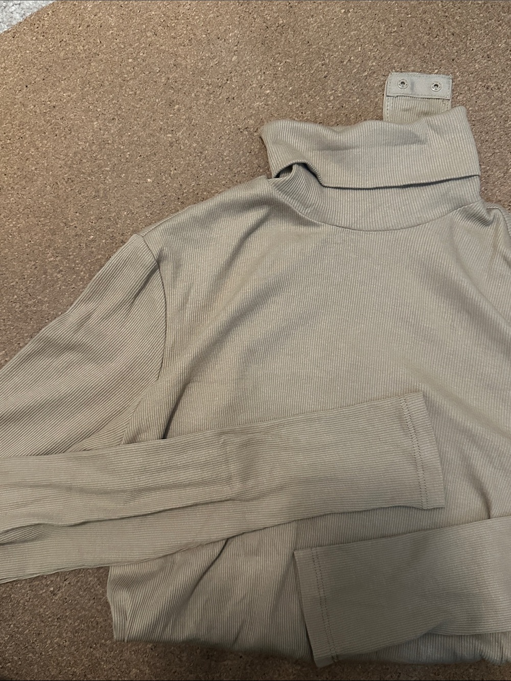 NWOT tan H&M turtle neck bodysuit